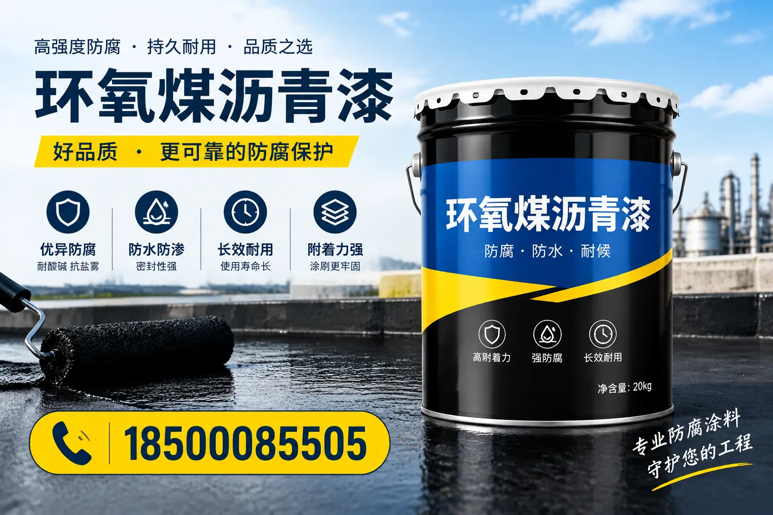 选择环氧煤沥青漆的五大理由，亳州客户必知